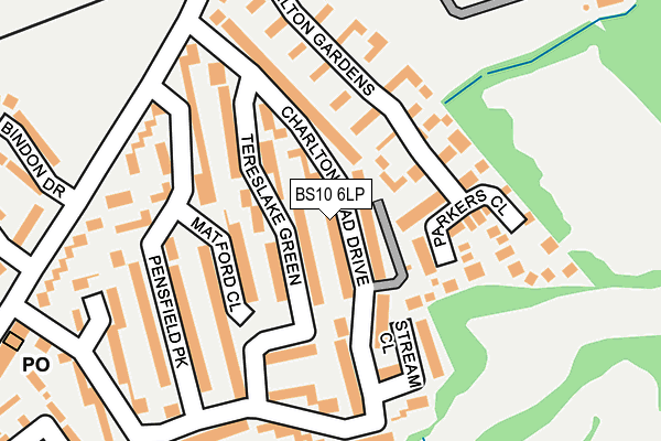 BS10 6LP map - OS OpenMap – Local (Ordnance Survey)