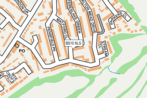 BS10 6LS map - OS OpenMap – Local (Ordnance Survey)