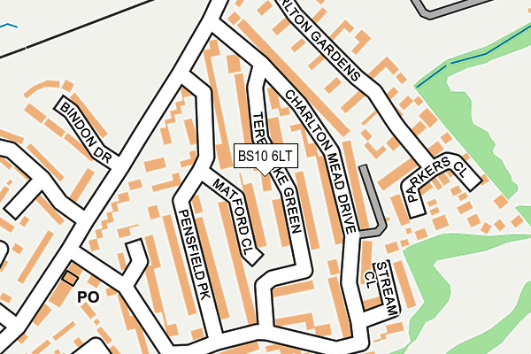 BS10 6LT map - OS OpenMap – Local (Ordnance Survey)