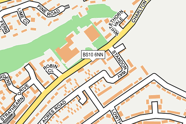 BS10 6NN map - OS OpenMap – Local (Ordnance Survey)