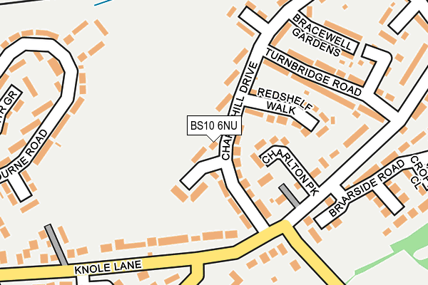 BS10 6NU map - OS OpenMap – Local (Ordnance Survey)