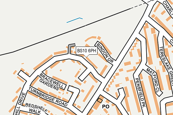 BS10 6PH map - OS OpenMap – Local (Ordnance Survey)