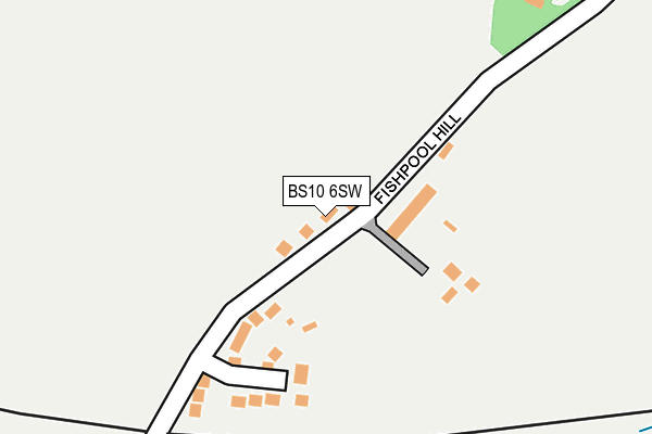 BS10 6SW map - OS OpenMap – Local (Ordnance Survey)