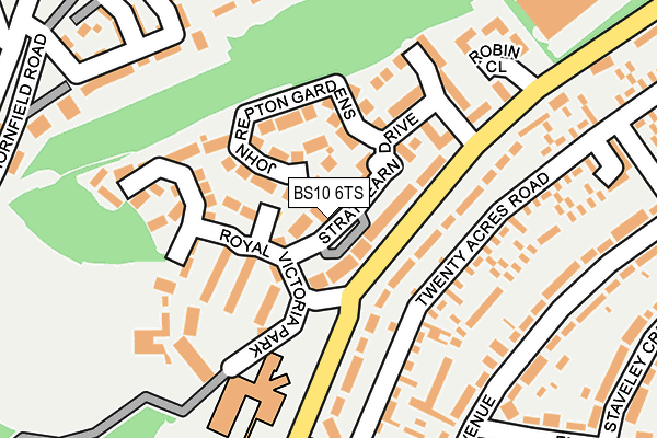 BS10 6TS map - OS OpenMap – Local (Ordnance Survey)