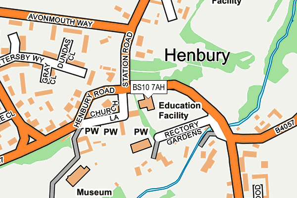 BS10 7AH map - OS OpenMap – Local (Ordnance Survey)