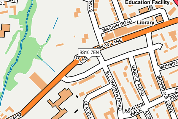 BS10 7EN map - OS OpenMap – Local (Ordnance Survey)