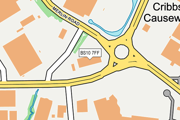 BS10 7FF map - OS OpenMap – Local (Ordnance Survey)