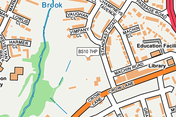 BS10 7HP map - OS OpenMap – Local (Ordnance Survey)