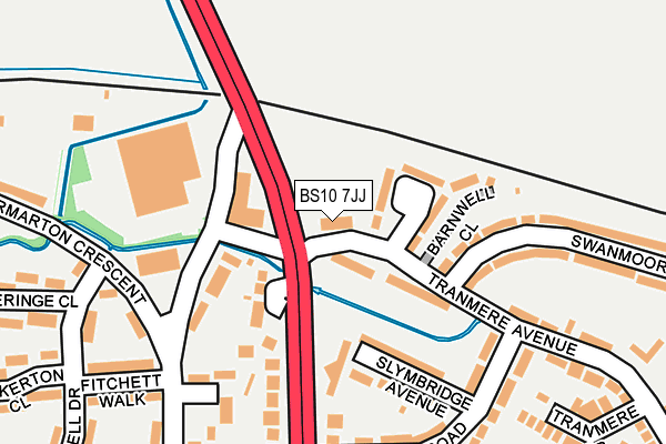 BS10 7JJ map - OS OpenMap – Local (Ordnance Survey)