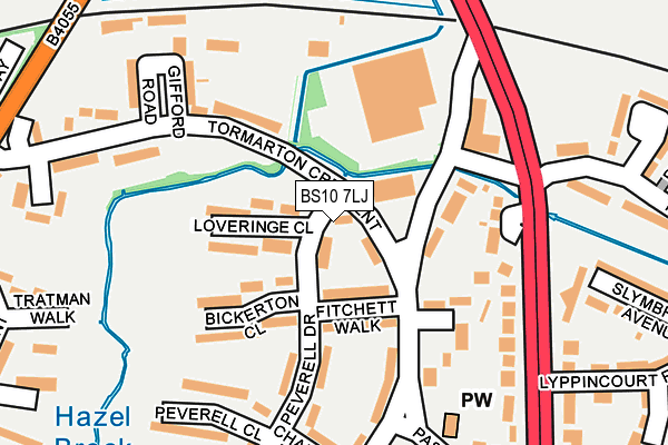 BS10 7LJ map - OS OpenMap – Local (Ordnance Survey)