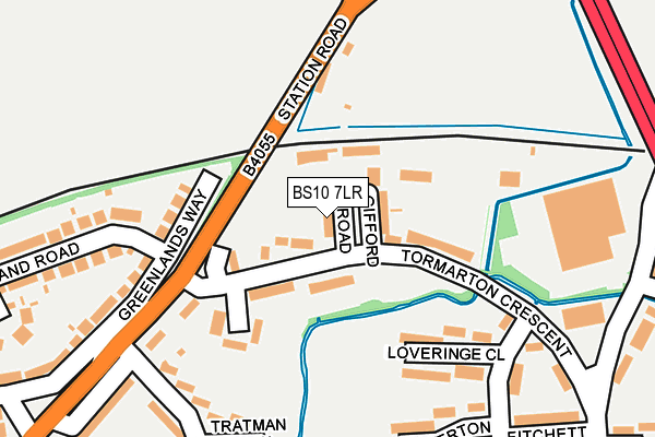 BS10 7LR map - OS OpenMap – Local (Ordnance Survey)