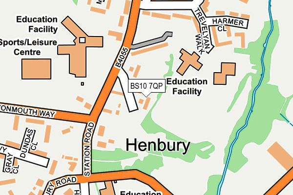 BS10 7QP map - OS OpenMap – Local (Ordnance Survey)