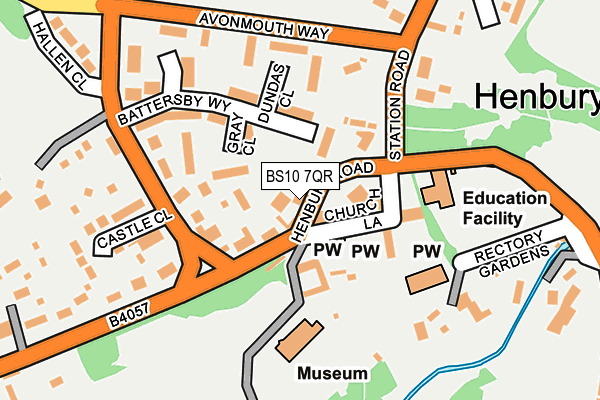 BS10 7QR map - OS OpenMap – Local (Ordnance Survey)