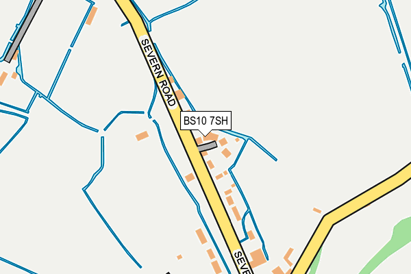 BS10 7SH map - OS OpenMap – Local (Ordnance Survey)