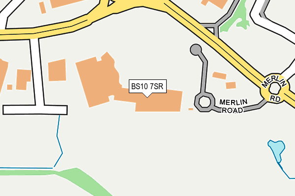 BS10 7SR map - OS OpenMap – Local (Ordnance Survey)