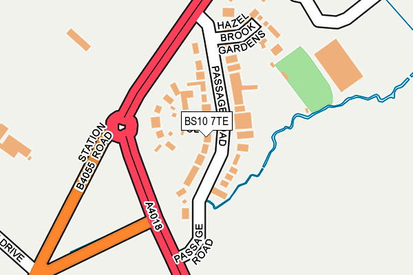 Map of REDCLIFF ESTATES LIMITED at local scale