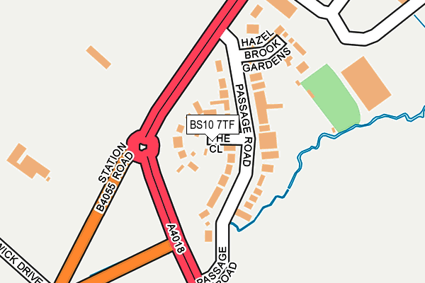 BS10 7TF map - OS OpenMap – Local (Ordnance Survey)