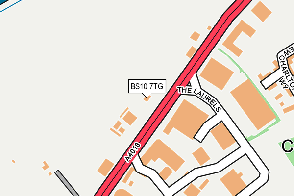 BS10 7TG map - OS OpenMap – Local (Ordnance Survey)