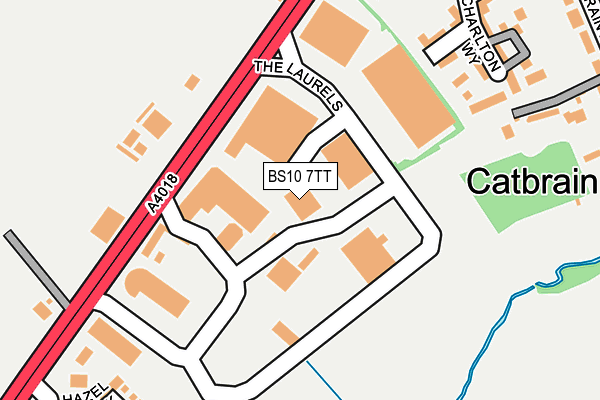 BS10 7TT map - OS OpenMap – Local (Ordnance Survey)