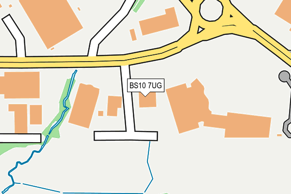 BS10 7UG map - OS OpenMap – Local (Ordnance Survey)