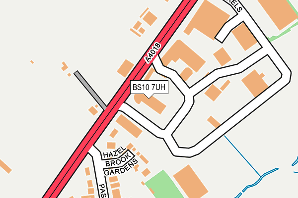 BS10 7UH map - OS OpenMap – Local (Ordnance Survey)