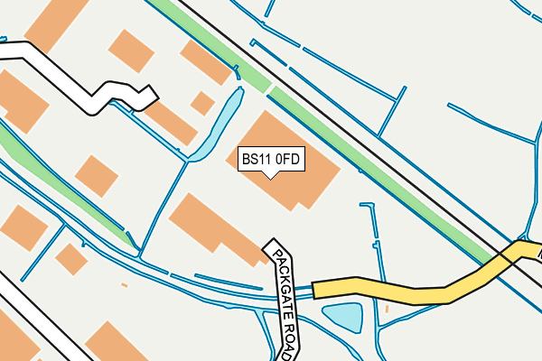 BS11 0FD map - OS OpenMap – Local (Ordnance Survey)