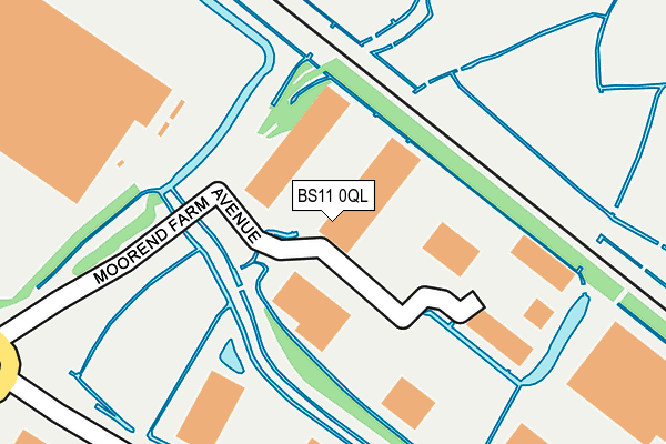 BS11 0QL map - OS OpenMap – Local (Ordnance Survey)