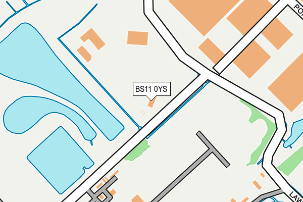 BS11 0YS map - OS OpenMap – Local (Ordnance Survey)