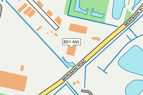 BS11 8AQ map - OS OpenMap – Local (Ordnance Survey)