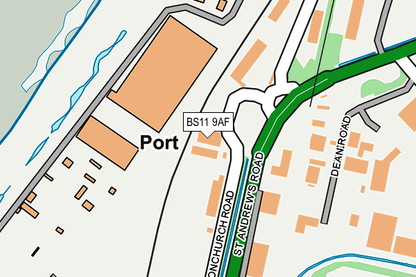Map of CHAPEL FARM PENSFORD LTD at local scale