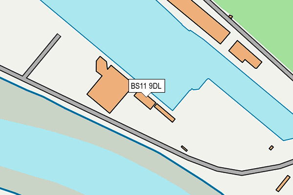 BS11 9DL map - OS OpenMap – Local (Ordnance Survey)