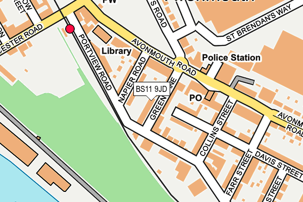 Map of FJH SCAFFOLDING LTD at local scale