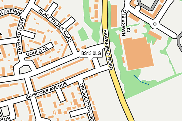 BS13 0LG map - OS OpenMap – Local (Ordnance Survey)