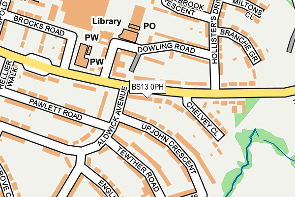 BS13 0PH map - OS OpenMap – Local (Ordnance Survey)