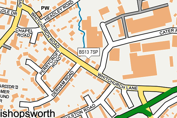 BS13 7SP map - OS OpenMap – Local (Ordnance Survey)