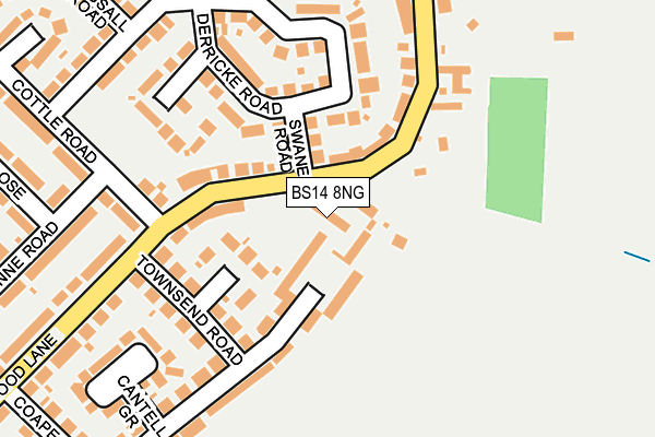 BS14 8NG map - OS OpenMap – Local (Ordnance Survey)