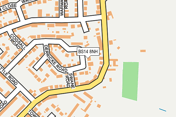BS14 8NH map - OS OpenMap – Local (Ordnance Survey)