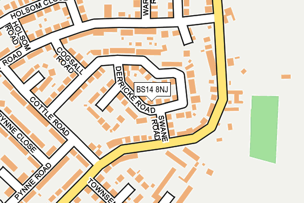 BS14 8NJ map - OS OpenMap – Local (Ordnance Survey)