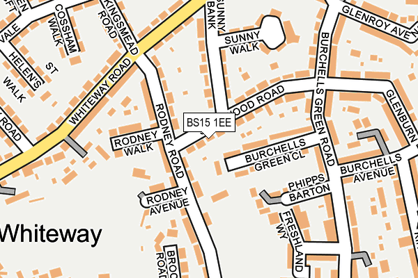 BS15 1EE map - OS OpenMap – Local (Ordnance Survey)