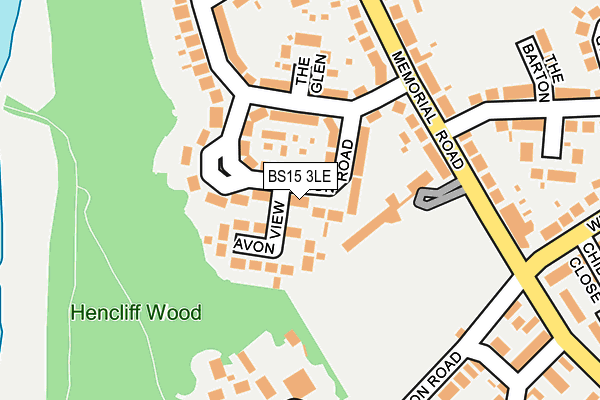 BS15 3LE map - OS OpenMap – Local (Ordnance Survey)