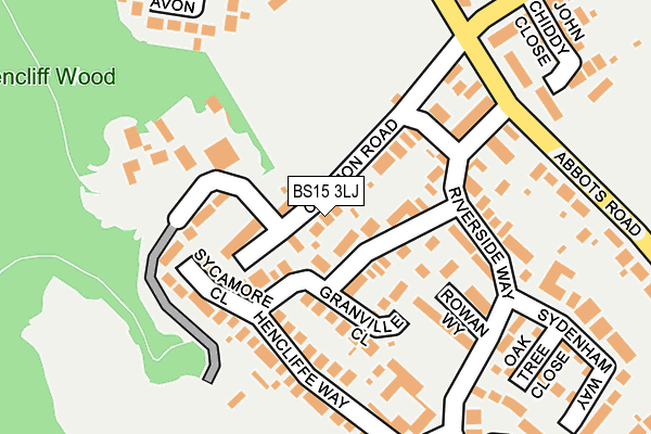 BS15 3LJ map - OS OpenMap – Local (Ordnance Survey)