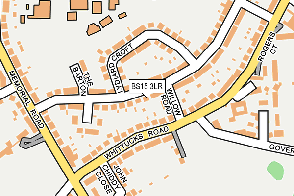 BS15 3LR map - OS OpenMap – Local (Ordnance Survey)