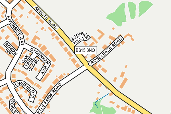 BS15 3NQ map - OS OpenMap – Local (Ordnance Survey)