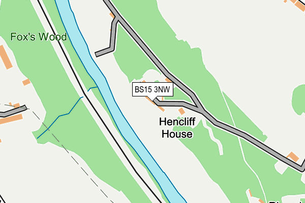 BS15 3NW map - OS OpenMap – Local (Ordnance Survey)