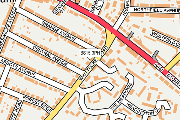 BS15 3PH map - OS OpenMap – Local (Ordnance Survey)