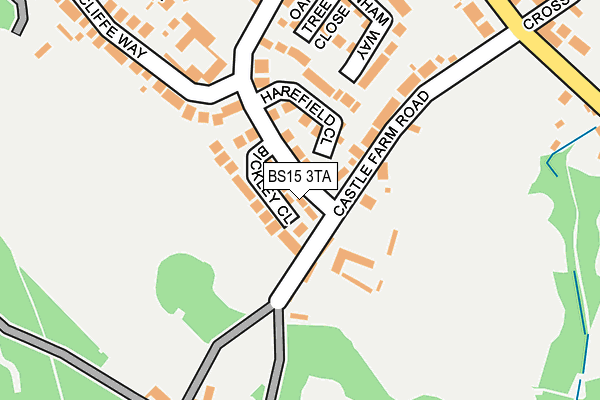 BS15 3TA map - OS OpenMap – Local (Ordnance Survey)