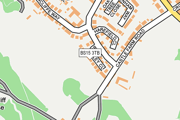 BS15 3TB map - OS OpenMap – Local (Ordnance Survey)