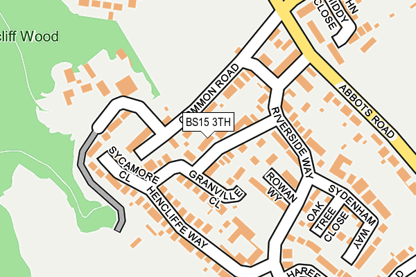 BS15 3TH map - OS OpenMap – Local (Ordnance Survey)