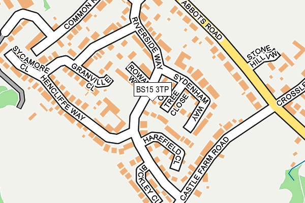 BS15 3TP map - OS OpenMap – Local (Ordnance Survey)