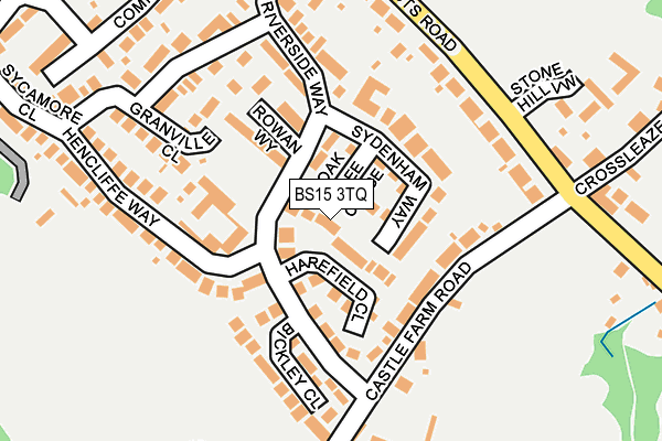 BS15 3TQ map - OS OpenMap – Local (Ordnance Survey)